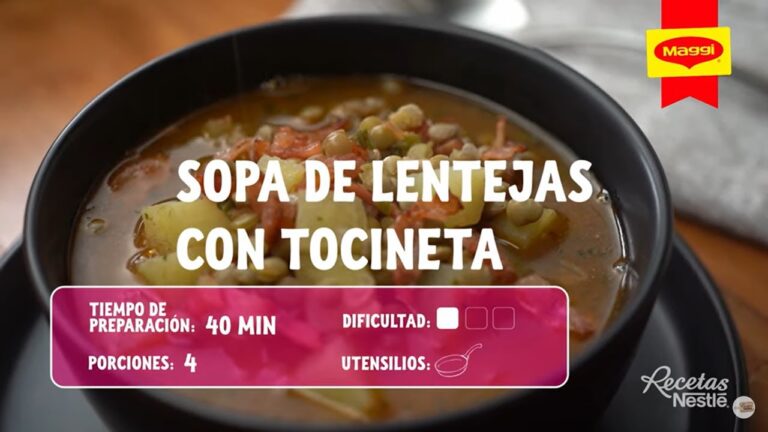 Deliciosas sopas: Combina el tocino con ingredientes variados