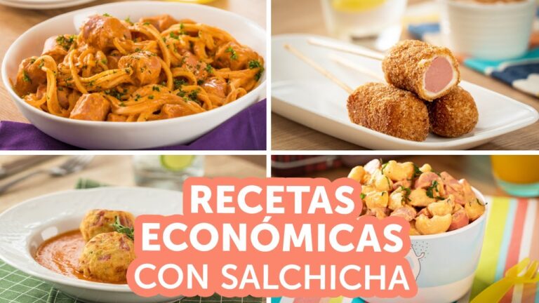 Recetas r&aacute;pidas con salchichas