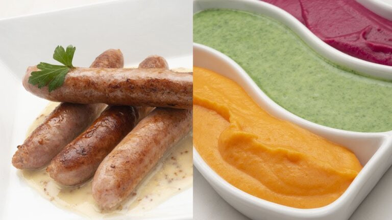Deliciosos platos internacionales con salchichas