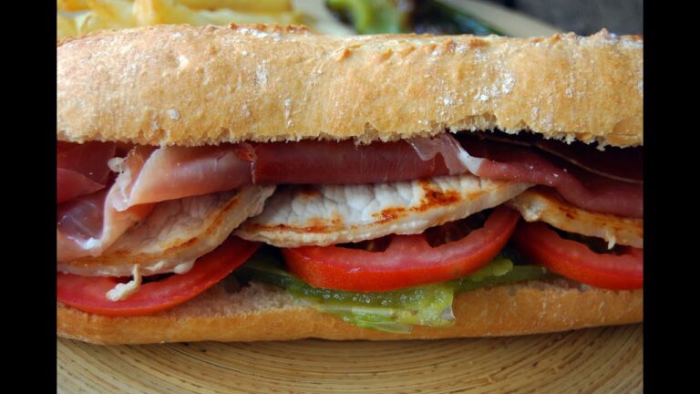 Ingredientes para un bocadillo cl&aacute;sico