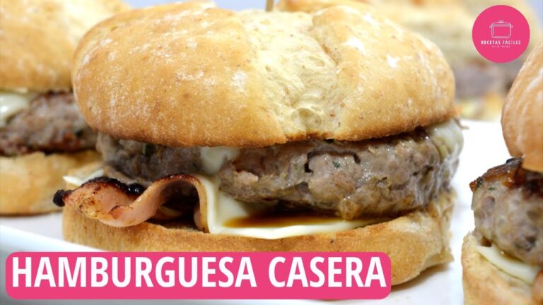 Secretos para lograr sabor y jugosidad en hamburguesas de pollo