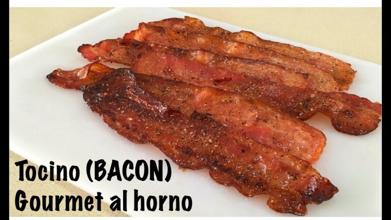 Receta para hacer tocino horneado perfecto